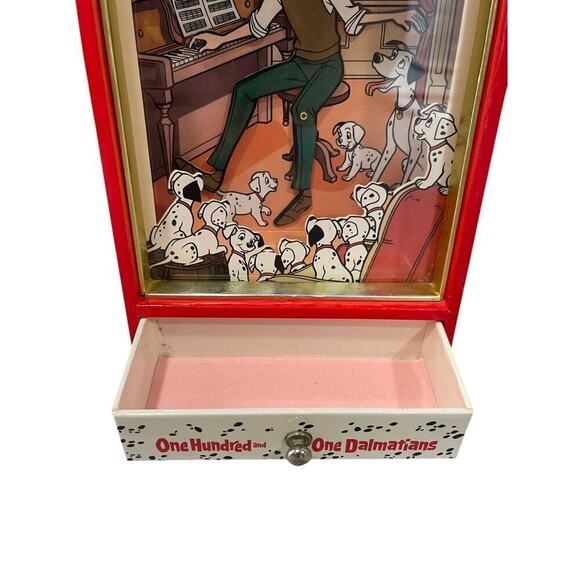 Disney 101 Dalmatians Music Box Roger Dancing Animated “Cruella De Vil 80s Rare - Picture 2 of 12